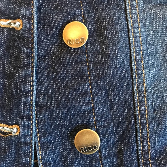 NWOT Denim vest - Picture 3 of 5